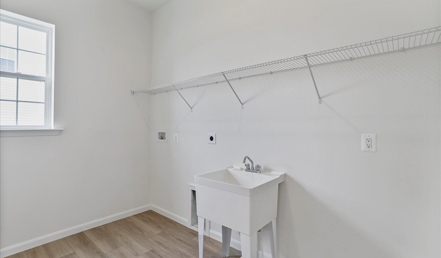 Laundry Room of the Decker floor plan