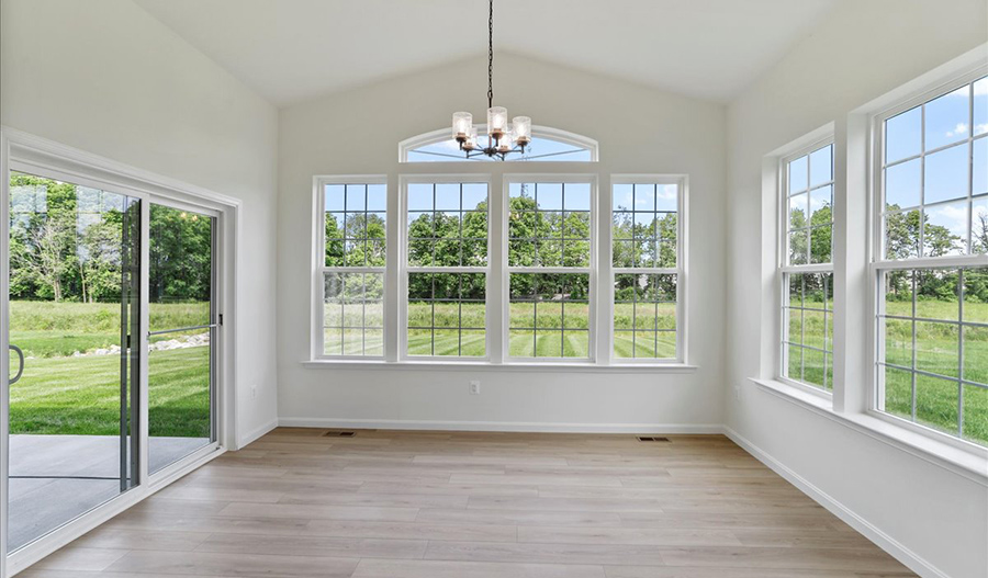 Sunroom of the Decker floor plan