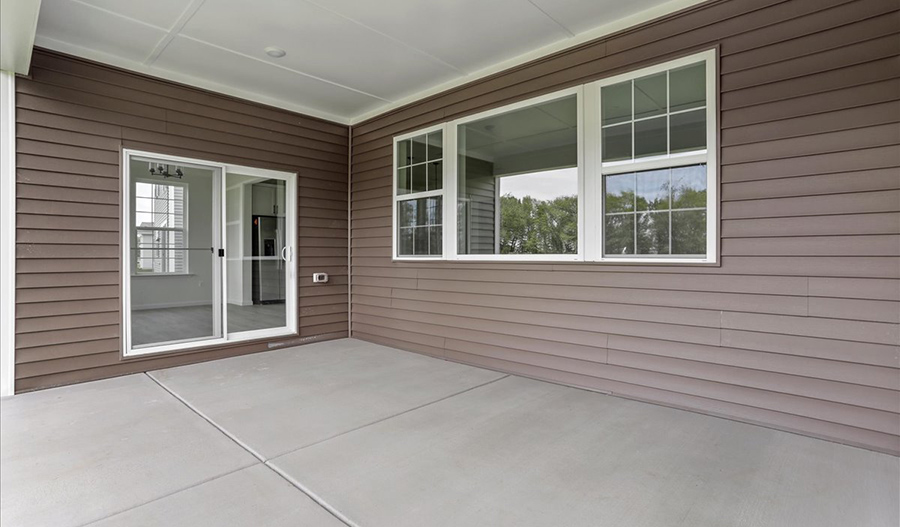 Patio of the Decker floor plan