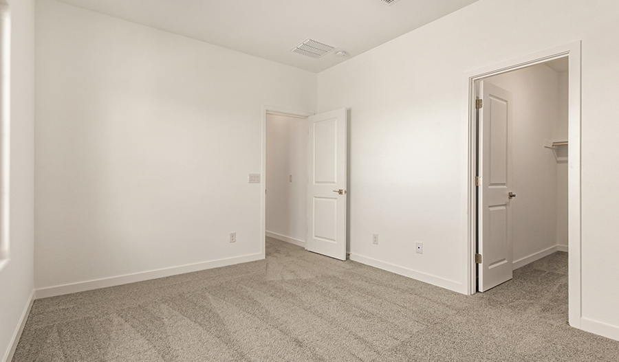Bedroom of the Yorktown floor plan