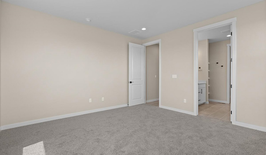 Bedroom of the Pewter floor plan