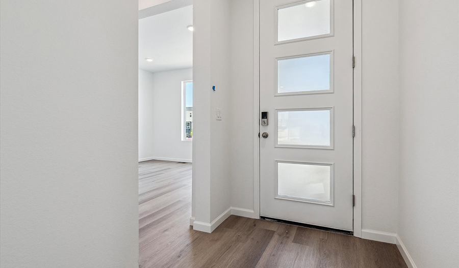 Entry of the Lavender floor plan
