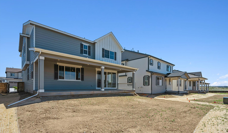 Rear Exterior of the Moonstone floor plan