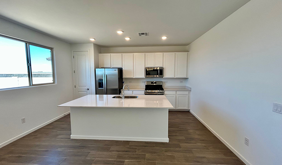 Kitchen of the Layla floor plan