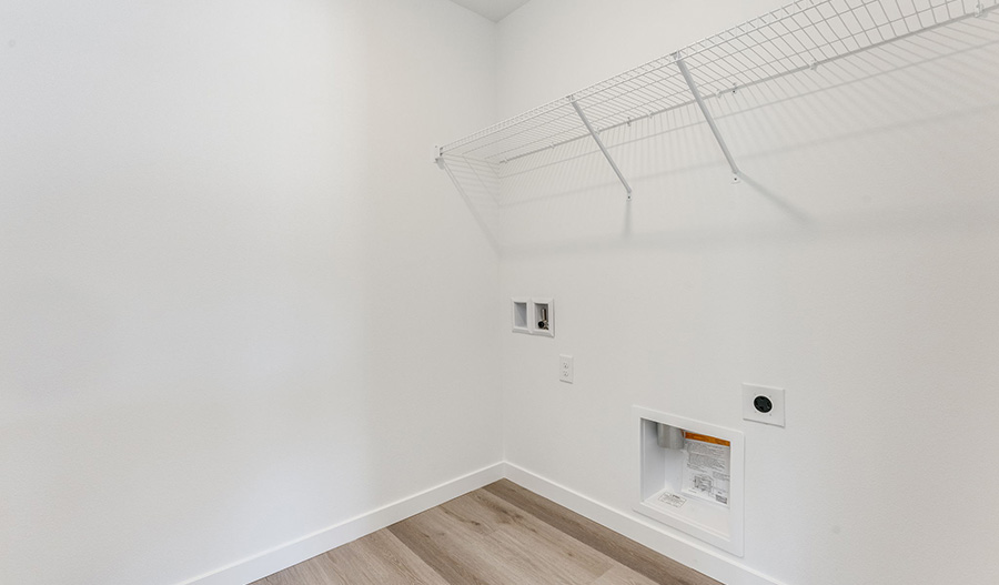 Laundry Room of the Valerie floor plan