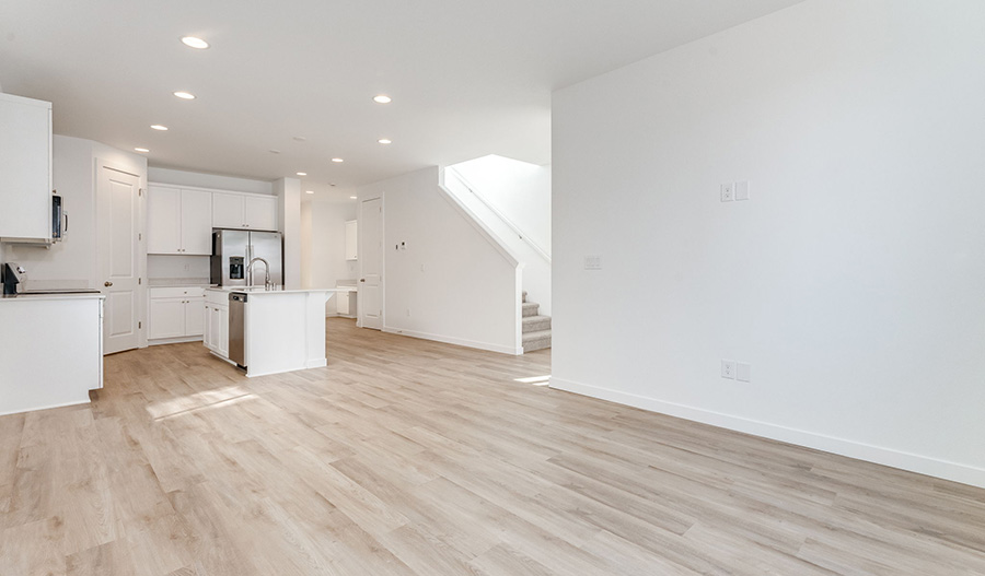 Great Room of the Vance floor plan