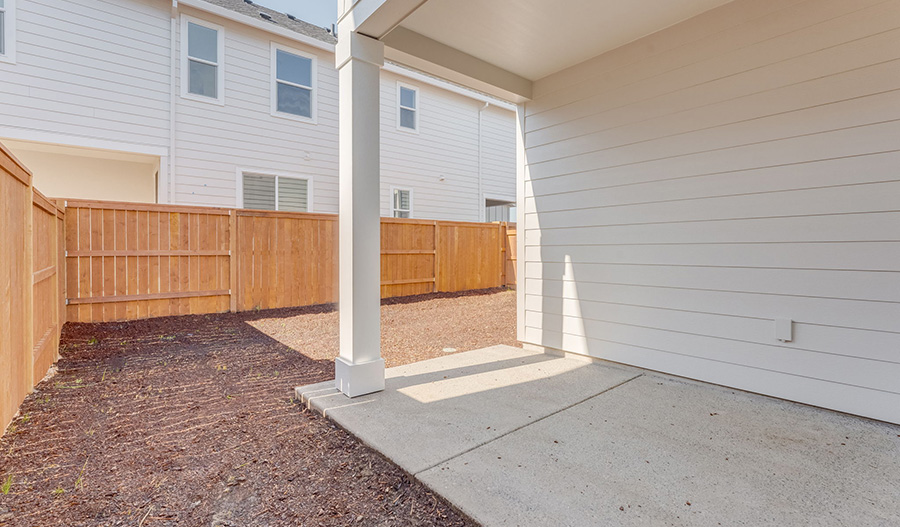 Patio of the Vance floor plan