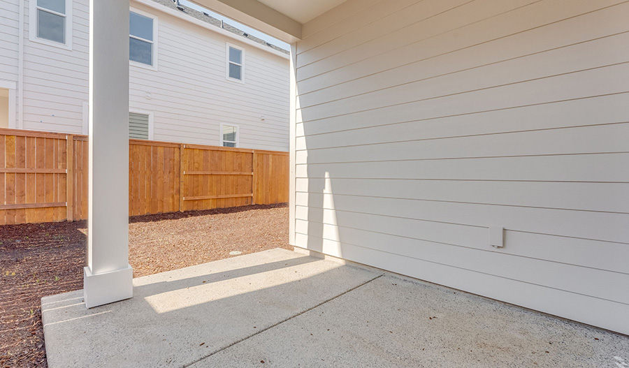 Patio of the Vance floor plan