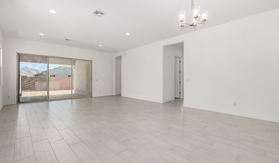 Great Room of the Raleigh floor plan