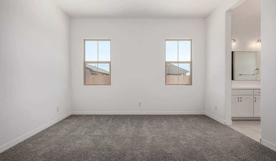 Bedroom of the Raleigh floor plan