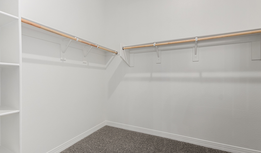 Closet of the Raleigh floor plan