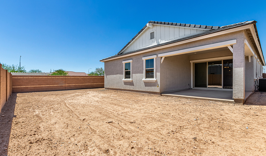 Rear Exterior of the Raleigh floor plan