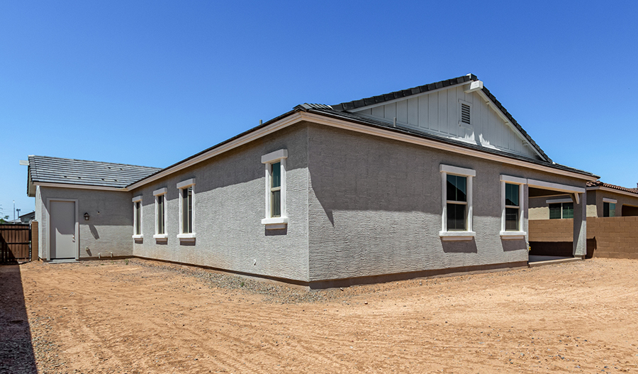 Rear Exterior of the Raleigh floor plan