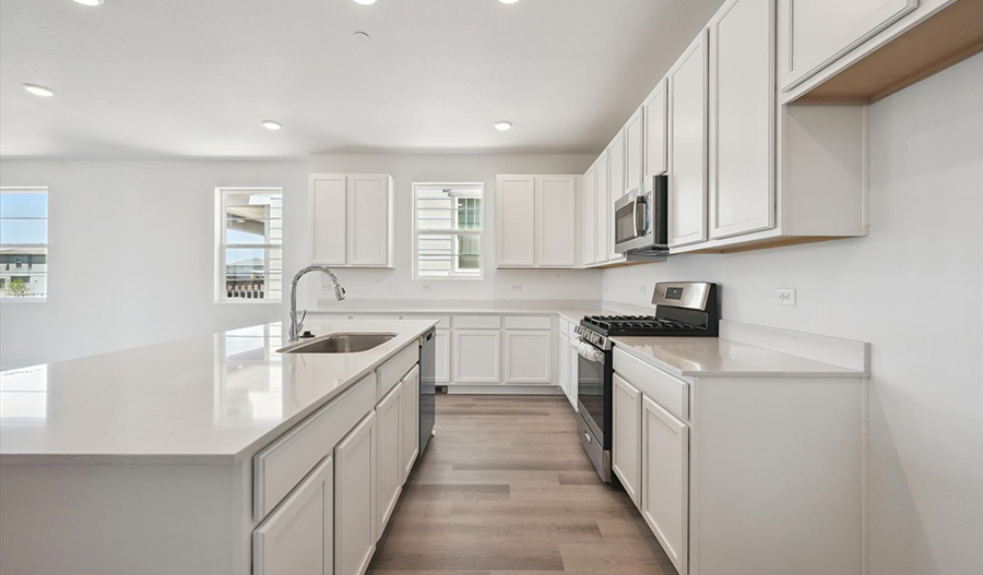 Kitchen of the Agate floor plan