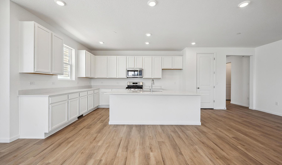 Kitchen of the Agate floor plan