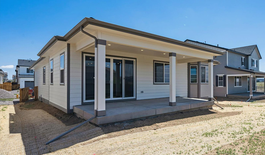 Rear Exterior of the Agate floor plan