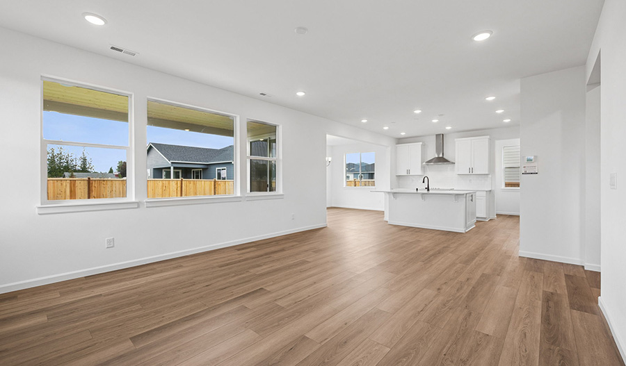 Great Room of the Andrea floor plan
