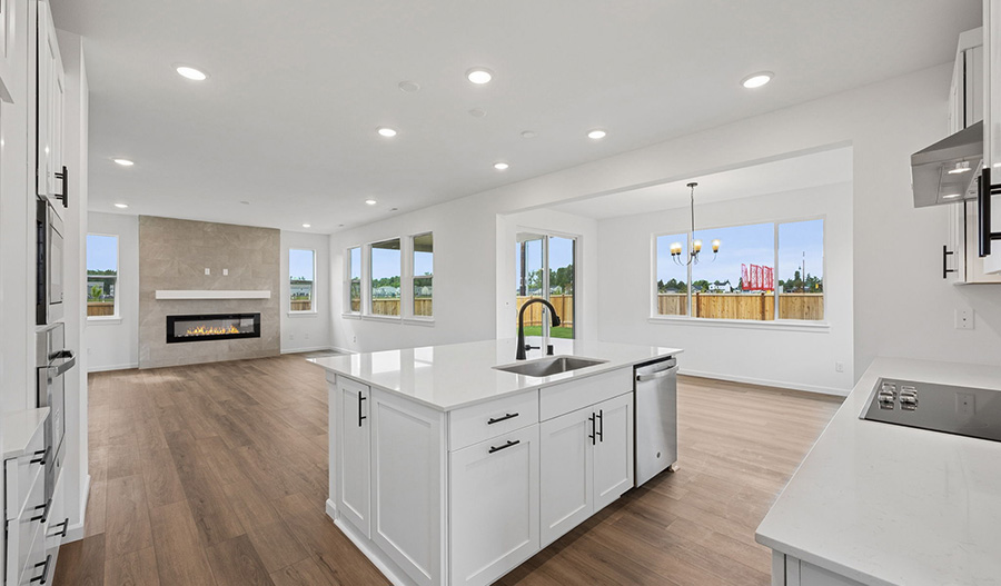 Kitchen of the Andrea floor plan
