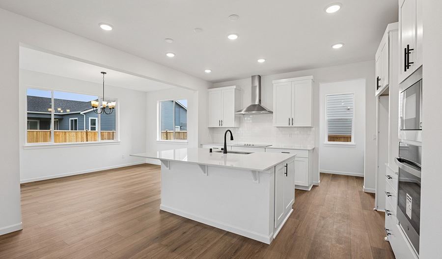 Kitchen of the Andrea floor plan