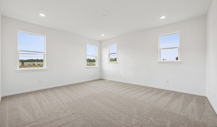 Bedroom of the Andrea floor plan