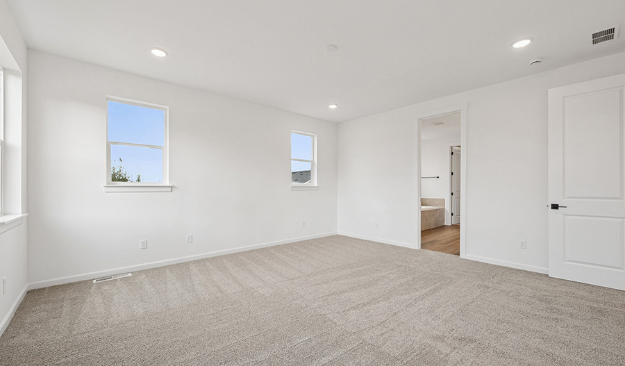 Bedroom of the Andrea floor plan