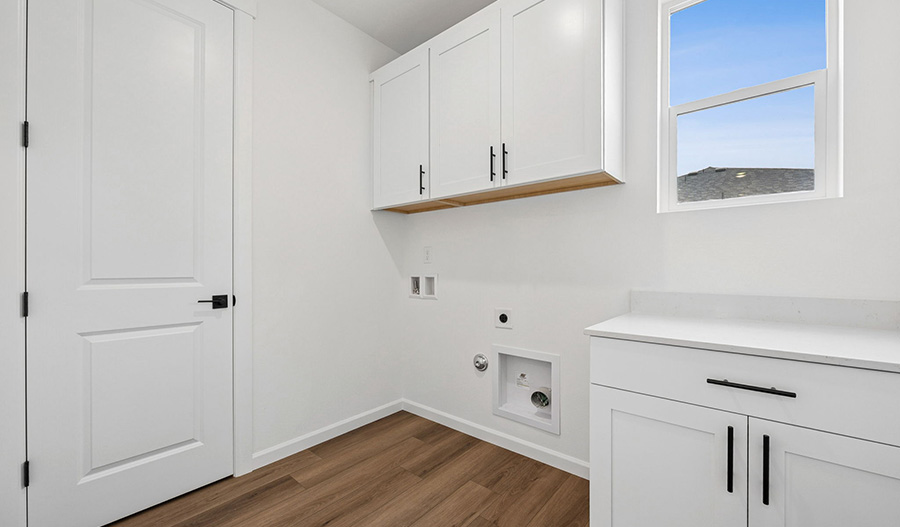 Laundry Room of the Andrea floor plan