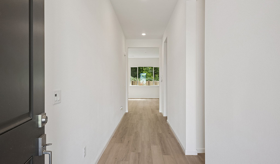 Entry of the Decker floor plan
