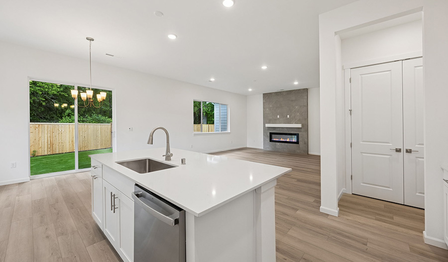 Kitchen of the Decker floor plan