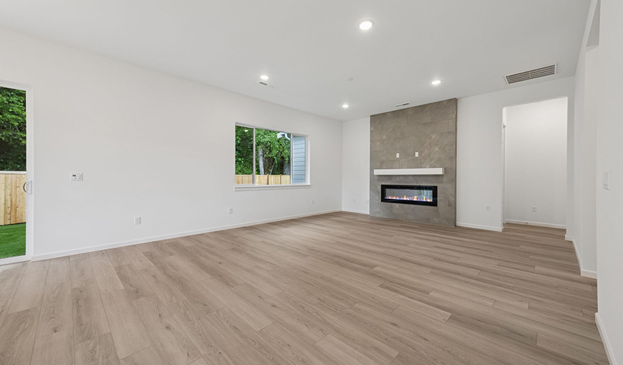 Great Room of the Decker floor plan