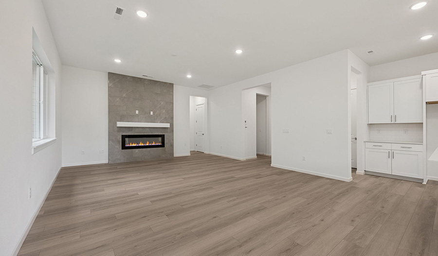 Great Room of the Decker floor plan