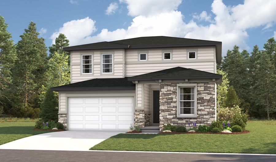 Elevation K of the Citrine floor plan