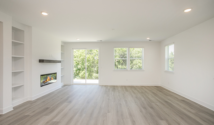 Great Room of the Dupont floor plan