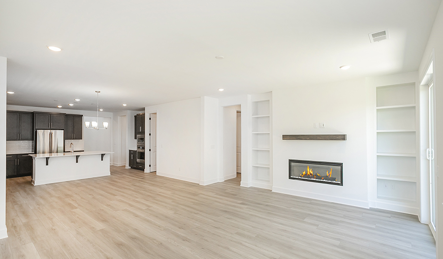 Great Room of the Dupont floor plan