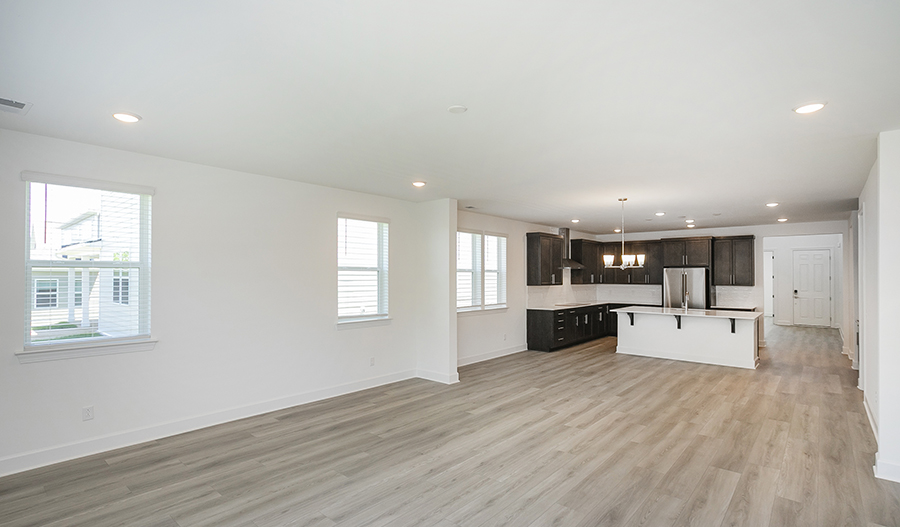 Great Room of the Dupont floor plan