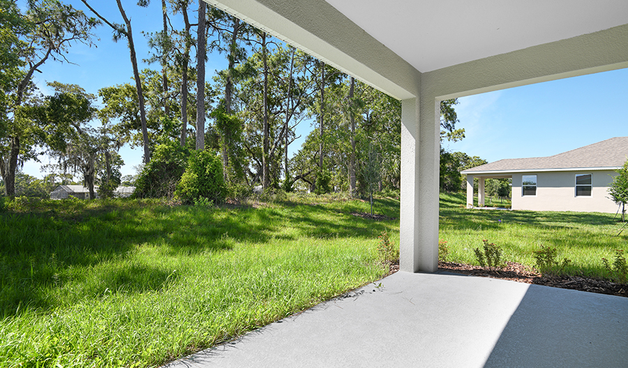 Rear Exterior of the Pewter floor plan