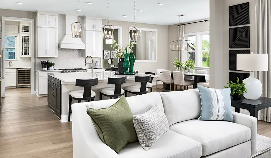 Great Room of the Harmon floor plan