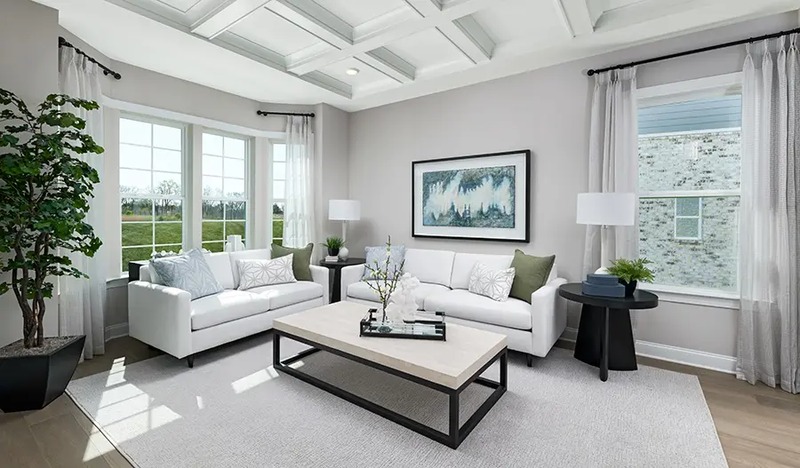 Living Room of the Harmon floor plan