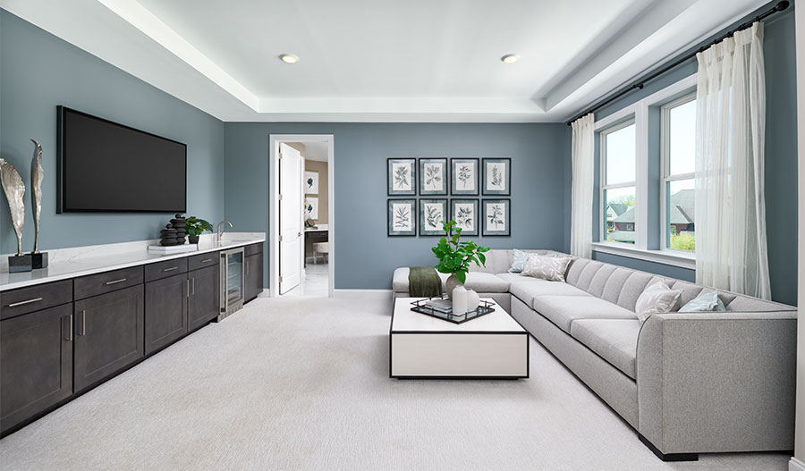Bedroom Suite of the Harmon floor plan