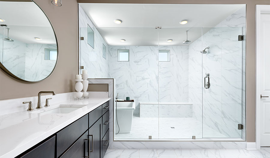 Shower of the Harmon floor plan