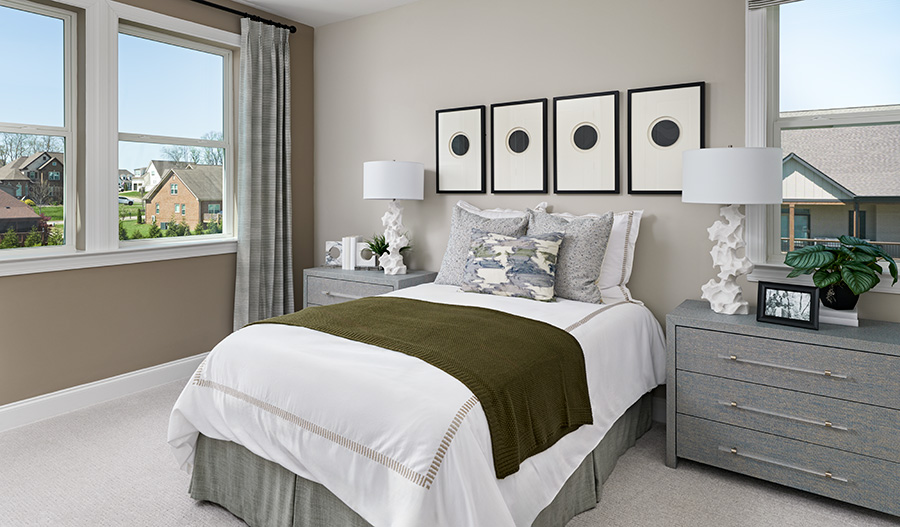 Bedroom of the Harmon floor plan