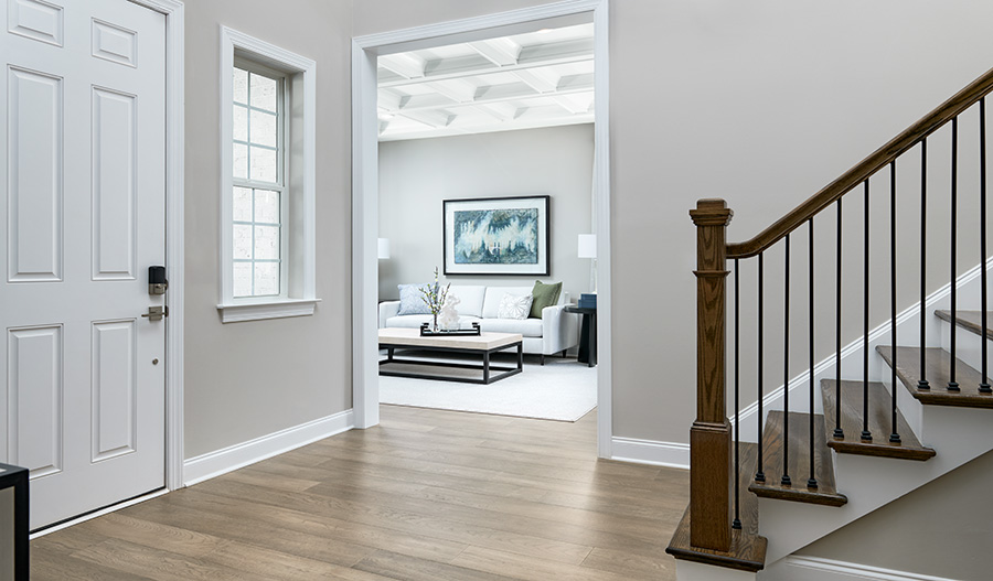 Entry of the Harmon floor plan