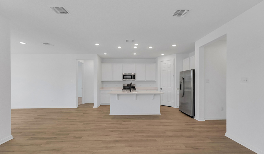 Kitchen of the Azure floor plan