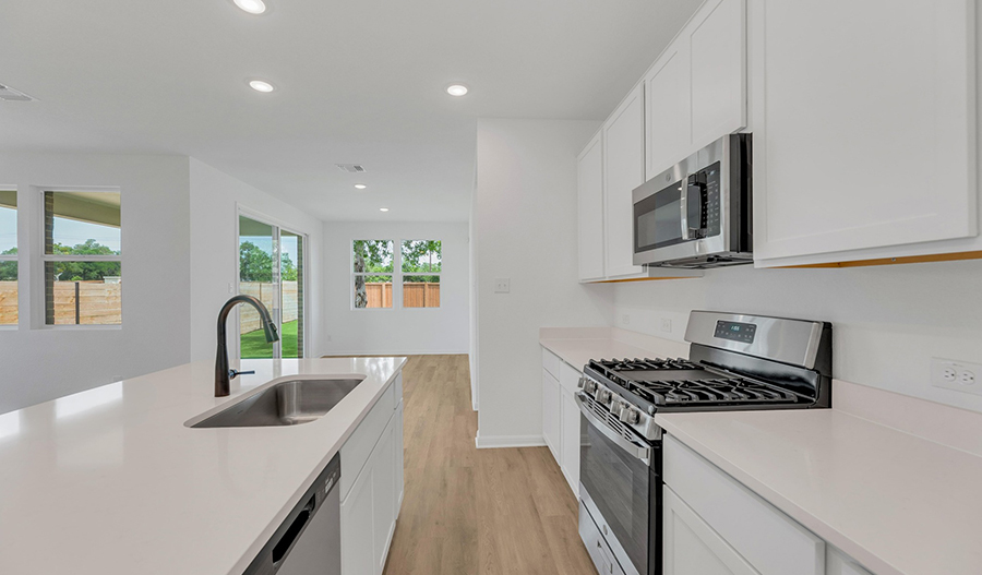 Kitchen of the Azure floor plan