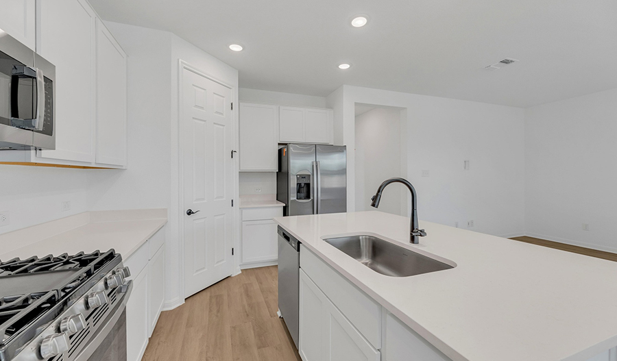 Kitchen of the Azure floor plan