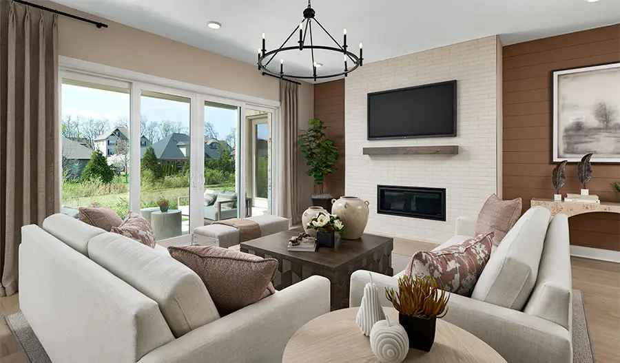 Family Room of the Henley floor plan