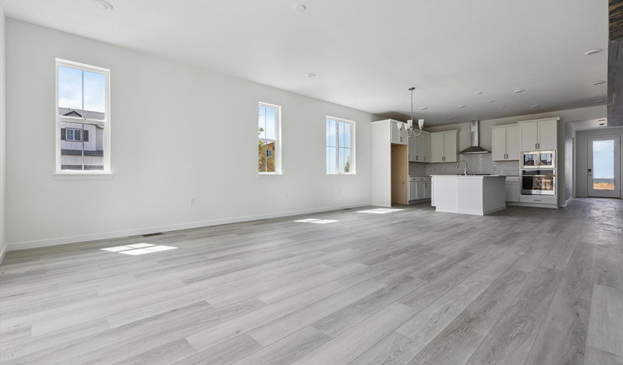 Great Room of the Arlington floor plan