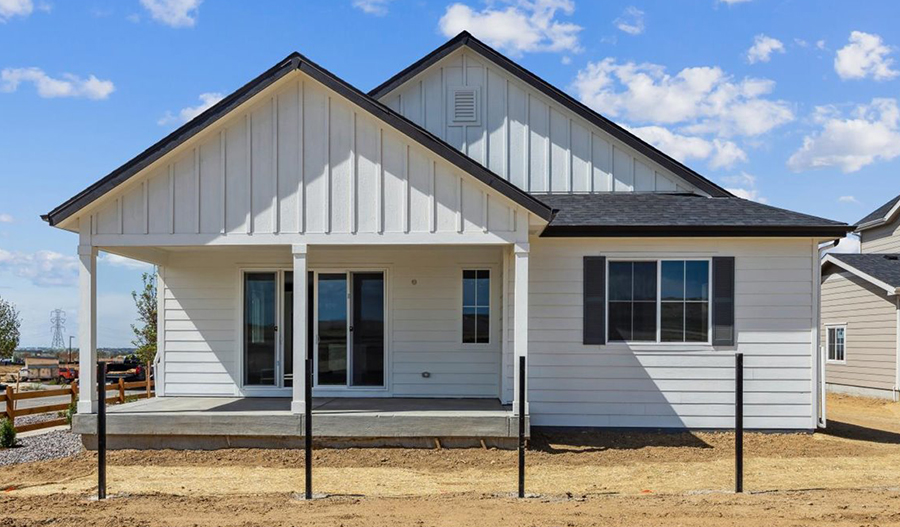 Rear Exterior of the Arlington floor plan