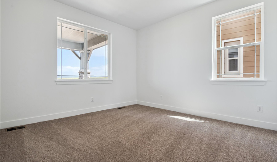 Bedroom of the Ouray floor plan