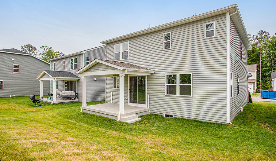 Rear Exterior of the Pearl floor plan