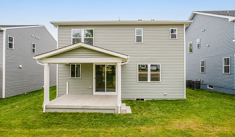 Rear Exterior of the Pearl floor plan